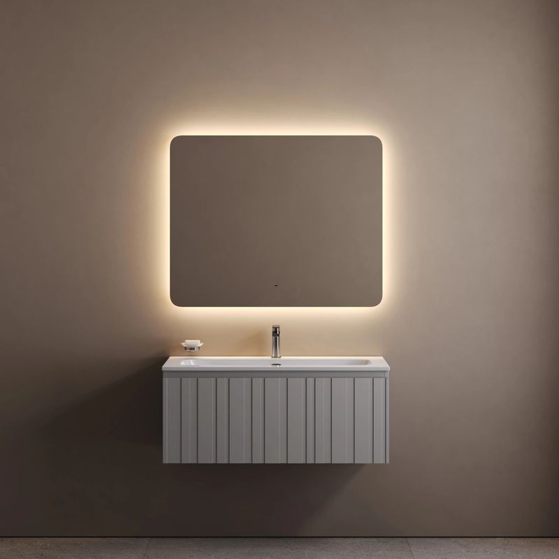 Зеркало Sancos Луч 2.0 (Ray 2.0) RA2T.1000 100х80 с подсветкой, антизапотевание