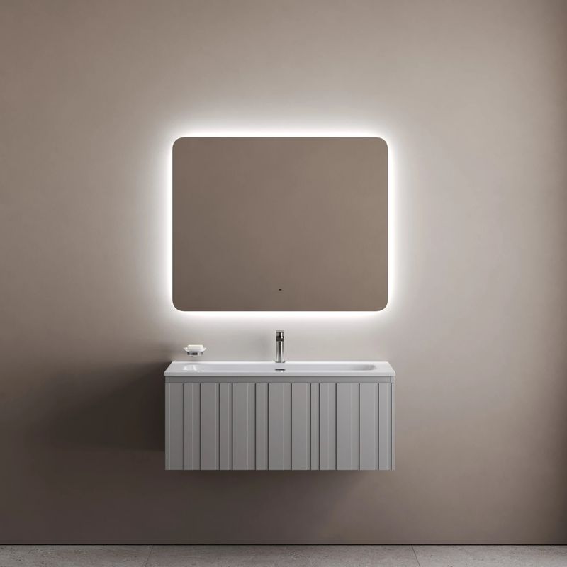 Зеркало Sancos Луч 2.0 (Ray 2.0) RA2T.1000 100х80 с подсветкой, антизапотевание