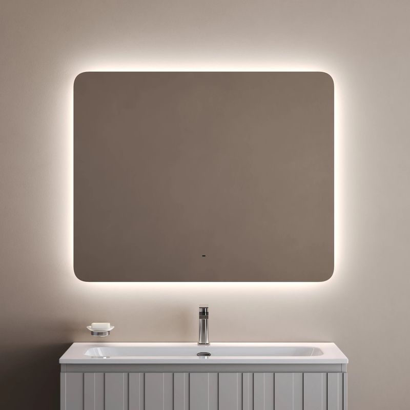 Зеркало Sancos Луч 2.0 (Ray 2.0) RA2T.1000 100х80 с подсветкой, антизапотевание