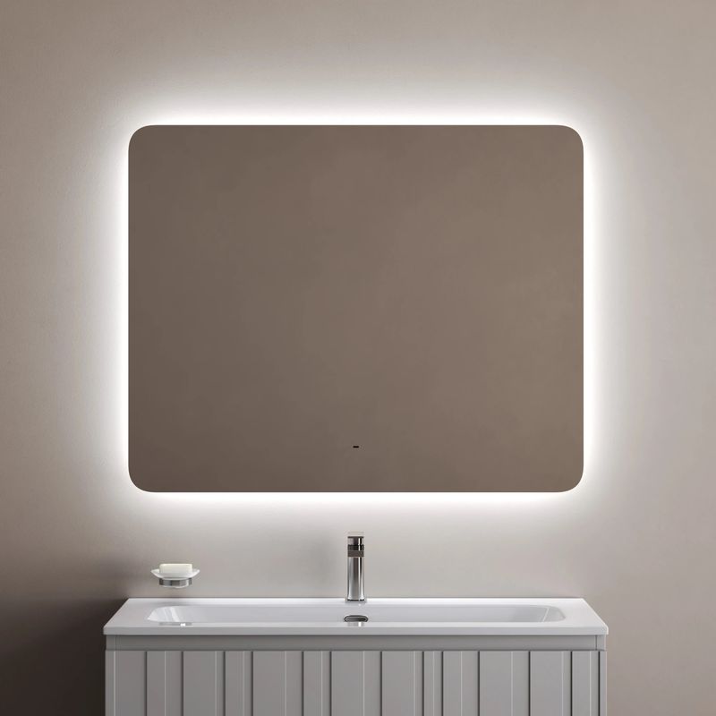 Зеркало Sancos Луч 2.0 (Ray 2.0) RA2T.1000 100х80 с подсветкой, антизапотевание