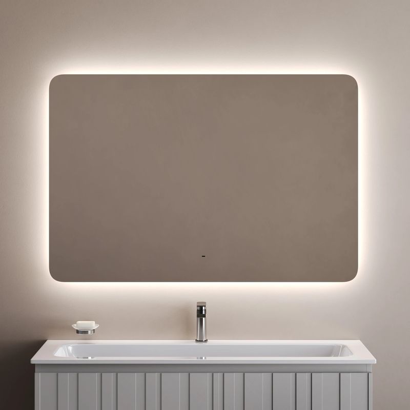 Зеркало Sancos Луч 2.0 (Ray 2.0) RA2T.1200 120х80 с подсветкой, антизапотевание