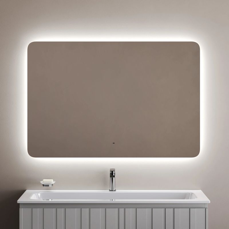 Зеркало Sancos Луч 2.0 (Ray 2.0) RA2T.1200 120х80 с подсветкой, антизапотевание