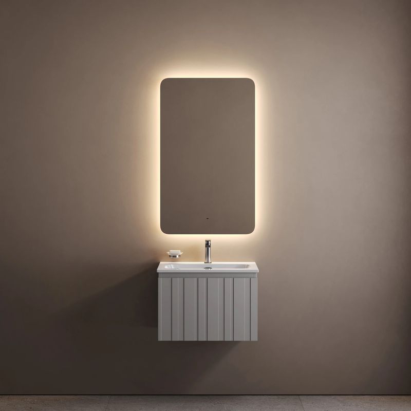 Зеркало Sancos Луч 2.0 (Ray 2.0) RA2T.600 60х100 с подсветкой, антизапотевание