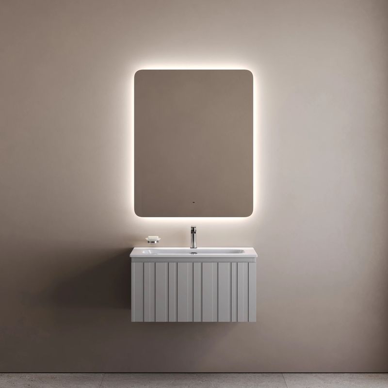 Зеркало Sancos Луч 2.0 (Ray 2.0) RA2T.800 80х100 с подсветкой, антизапотевание