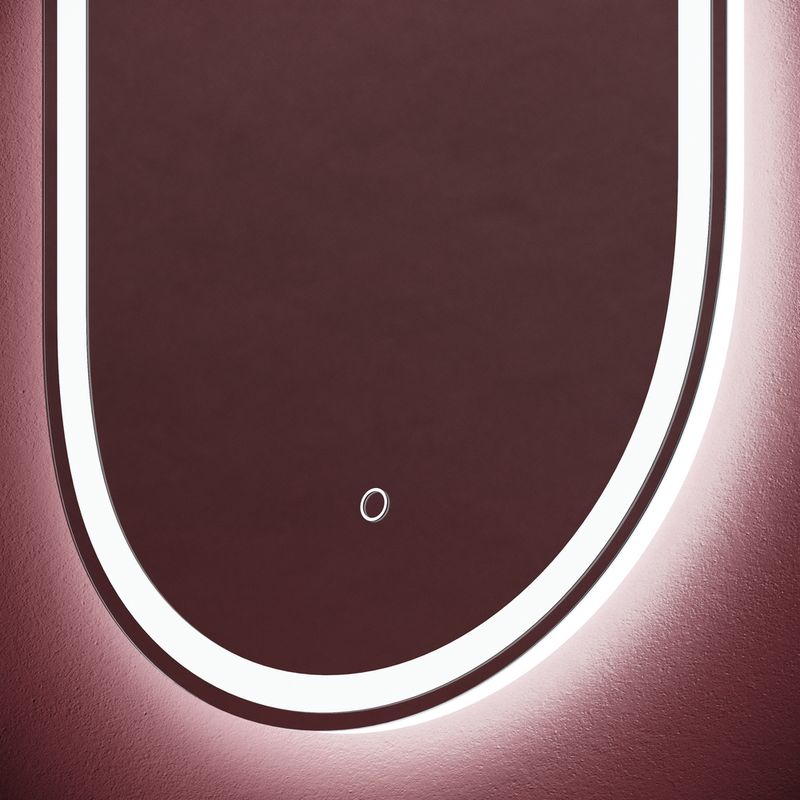 Зеркало Sancos Овал (Oval) OV45F 45х90, с фронтальной подсветкой