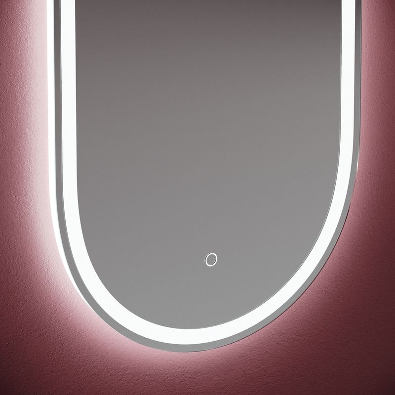Зеркало Sancos Овал (Oval) OV45F 45х90, с фронтальной подсветкой