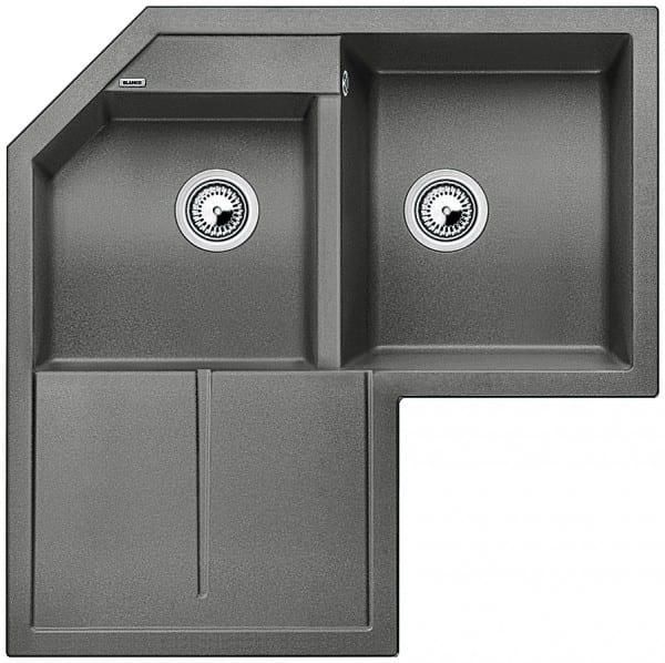 Мойка кухонная Blanco Metra 9E Алюметаллик 515567 83х83