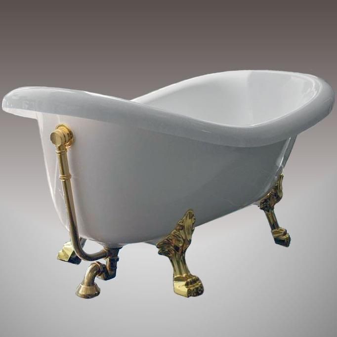 Ванна отдельностоящая Kerasan Retro 105591 bi/oro 170х77