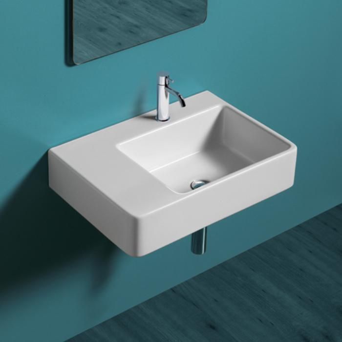 Раковина накладная/подвесная Simas Top e lavabi d'Arredo QU65D*1 bi 65х45