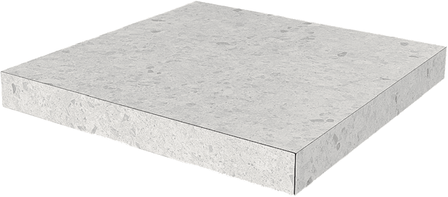 Ступень Угловая Клееная Kerama Marazzi Терраццо Серый Свет. SG632400R/GCA 33х33