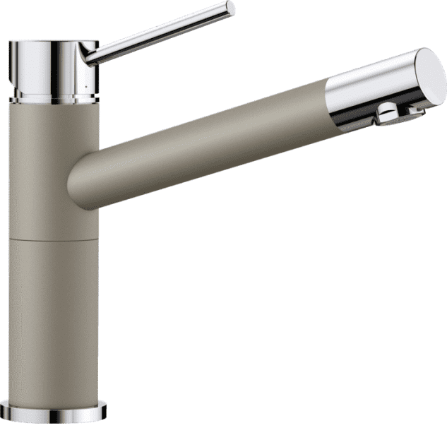 Смеситель для раковины Blanco Alta-S Compact Хром/Серый беж 517633
