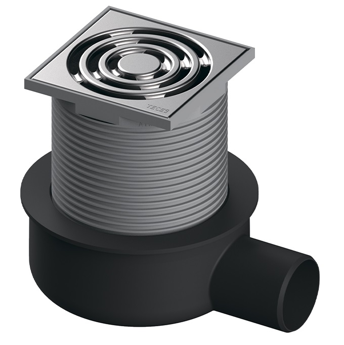 Душевой трап Tece TECEdrainpoint S DN50 3601050, низкий горизонтальный