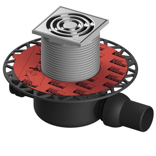 Душевой трап Tece TECEdrainpoint S 120  3601200, горизонтальный с универсальным фланцем Seal System