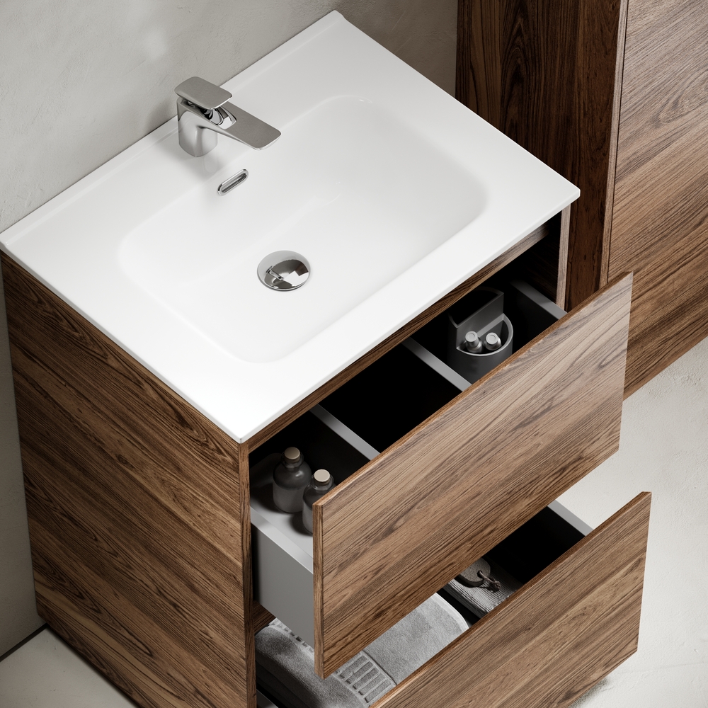 Тумба напольная Sancos Либра напольная (Libra Floor) LB60FECH 59х45х84 (дуб чарльстон)
