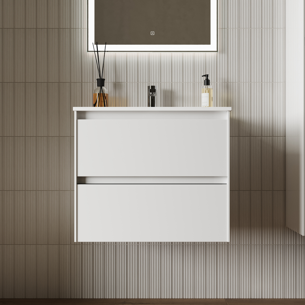 Тумба подвесная Sancos Cento / Сто CN60W 59х45х50 (белый), глянец