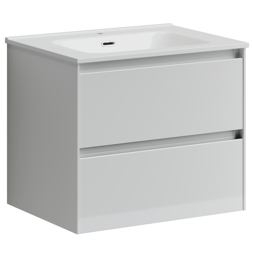 Тумба подвесная Sancos Cento / Сто CN60W 59х45х50 (белый), глянец
