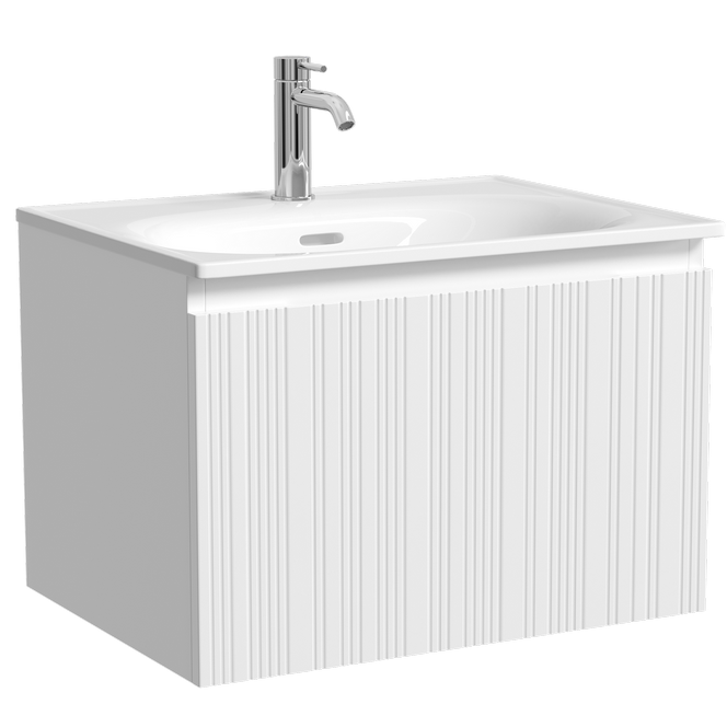 Тумба подвесная Sancos Код (Code) CD60W 59x45.3х40 (белый), с одним ящиком