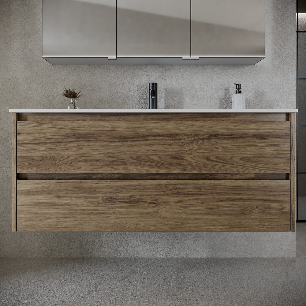 Тумба подвесная Sancos Либра (Libra) LB120-1ECH 119х45х50 (дуб чарльстон)