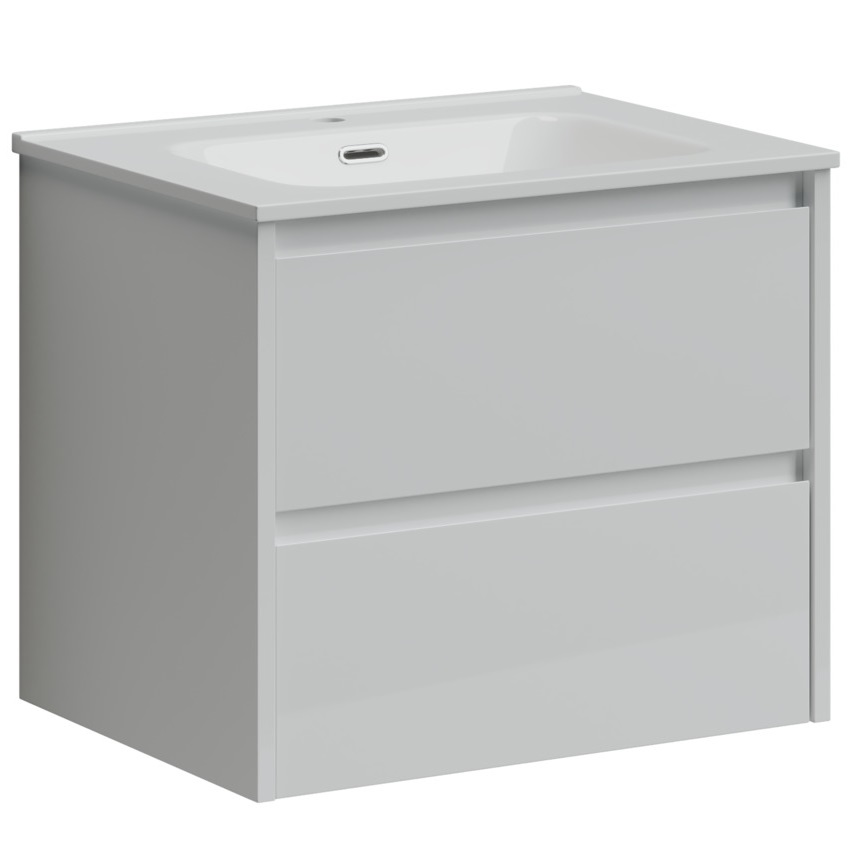 Тумба подвесная Sancos Либра (Libra) LB60W 59х45х50  (белый глянцевый)