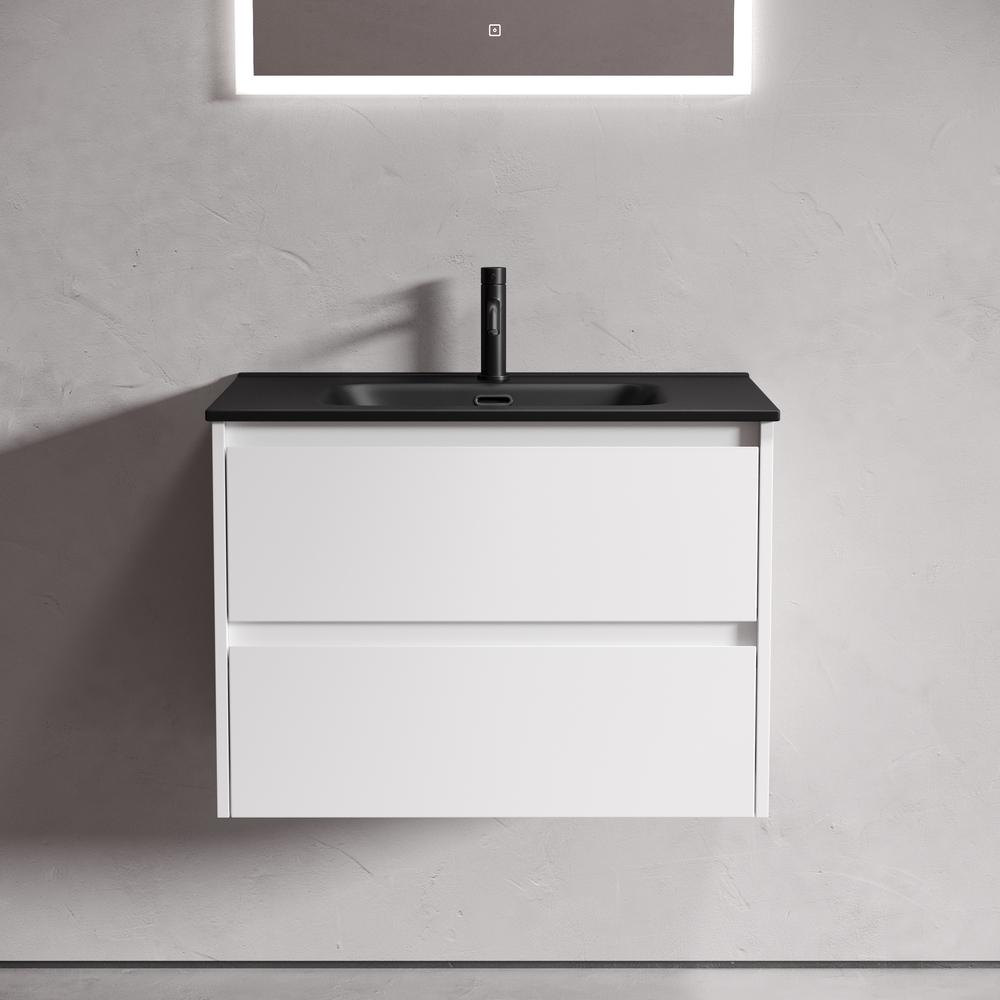 Тумба подвесная Sancos Либра (Libra) LB70W 69х45х50 (белый глянцевый)