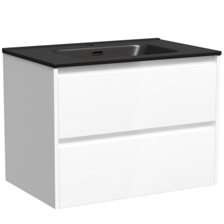 Тумба подвесная Sancos Либра (Libra) LB70W 69х45х50 (белый глянцевый)