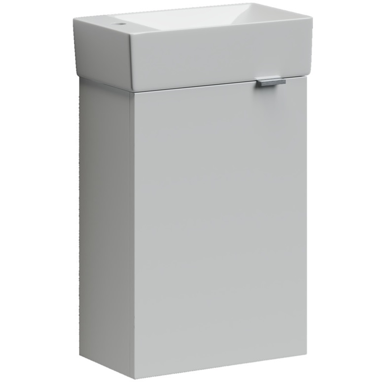 Тумба подвесная Sancos Mini MN35WL 35.5х20.5х50 (белый), глянец, левая