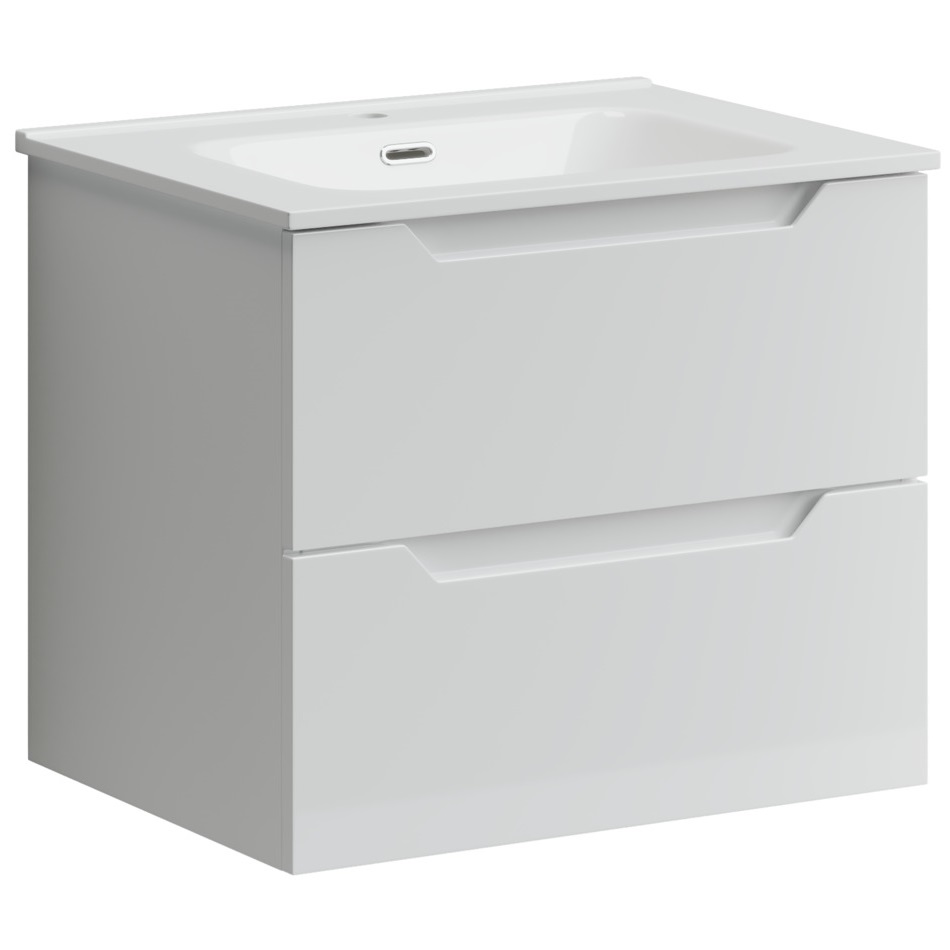 Тумба подвесная Sancos Norma 2.0 NR2.060W 59х45х50 (белый), глянец