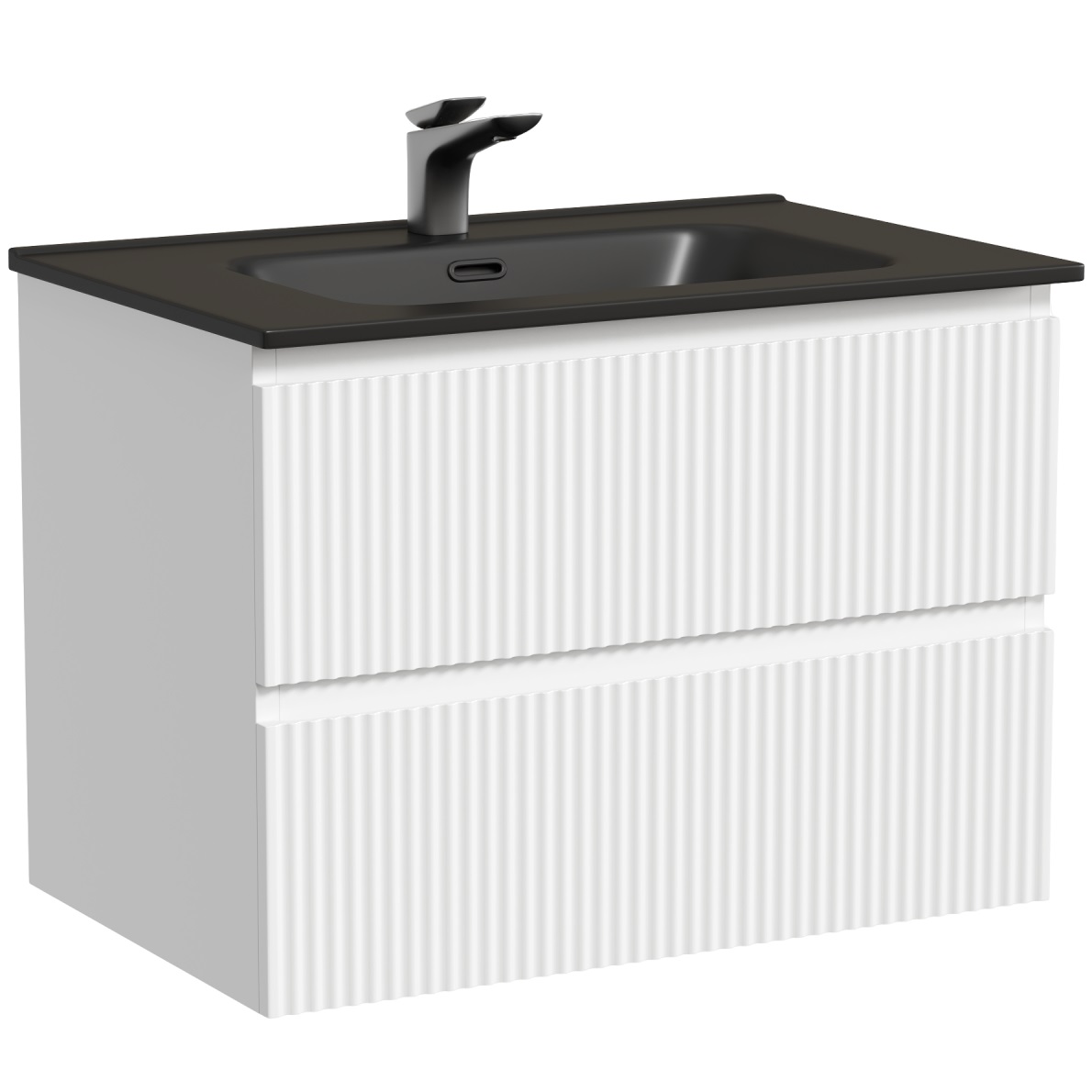 Тумба подвесная Sancos Сноб Р (Snob R) SNR70W 69х44.5х50 (белый матовый)