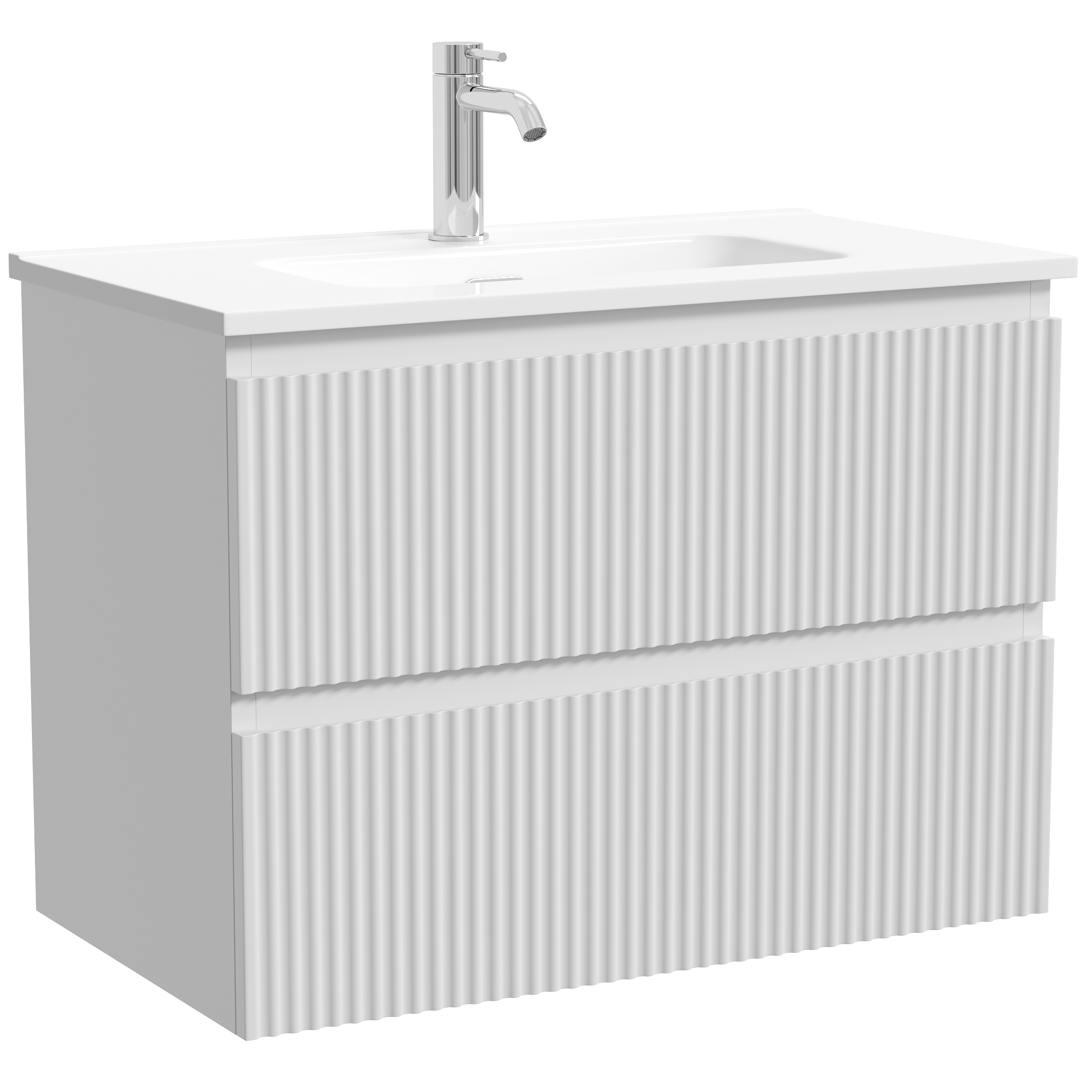 Тумба подвесная Sancos Сноб Р (Snob R) SNR70/39W 69х39х50 (белый матовый)