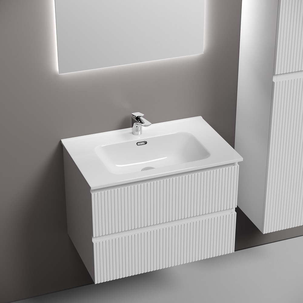Тумба подвесная Sancos Snob T / Сноб Т SNT70W 69х44.5х50 (белый матовый)