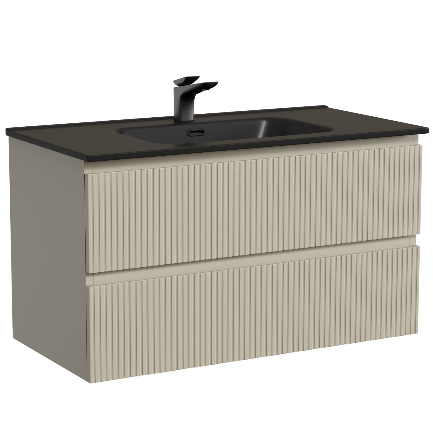 Тумба подвесная Sancos Snob T / Сноб Т SNT90CE 89х44.5х50 (бежевый матовый)