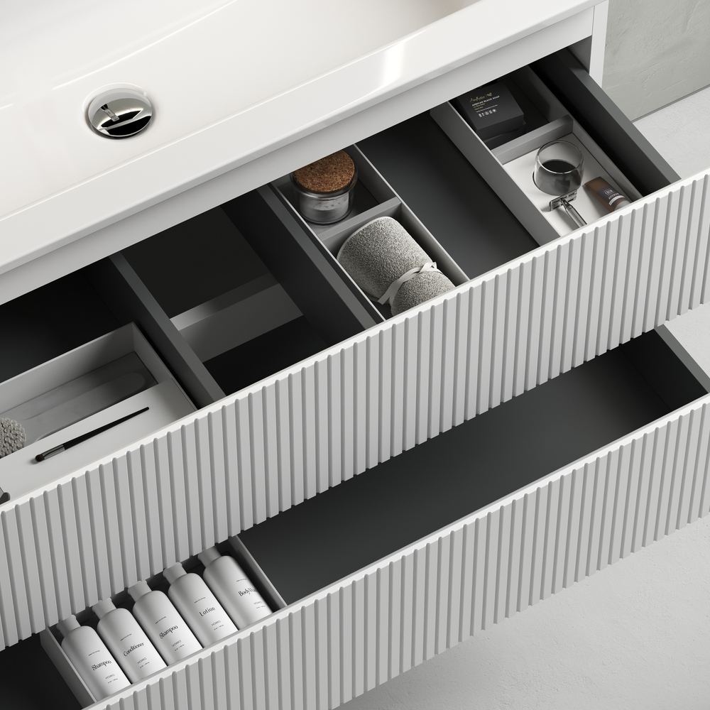 Тумба подвесная Sancos Snob T / Сноб Т  SNT120W 119.5х44.5х50 (белый матовый)