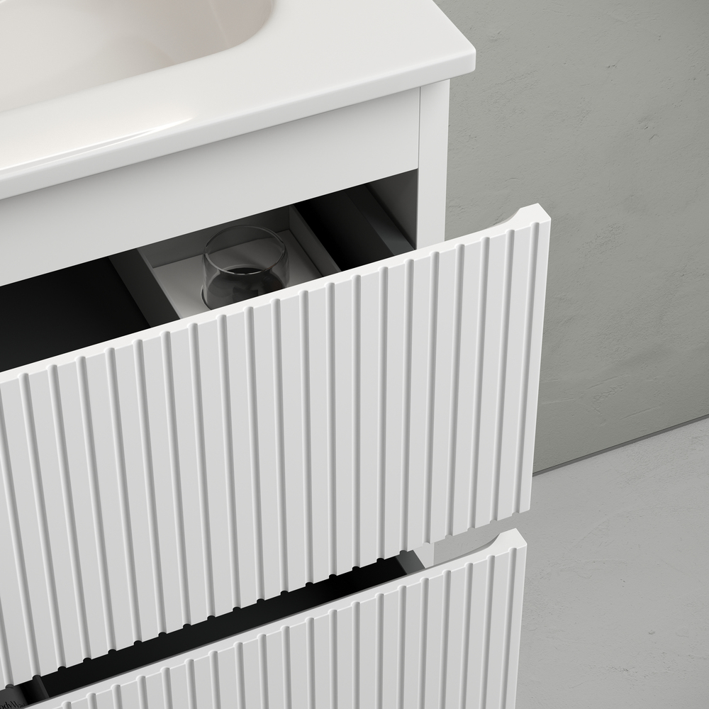 Тумба подвесная Sancos Snob T / Сноб Т  SNT120W 119.5х44.5х50 (белый матовый)