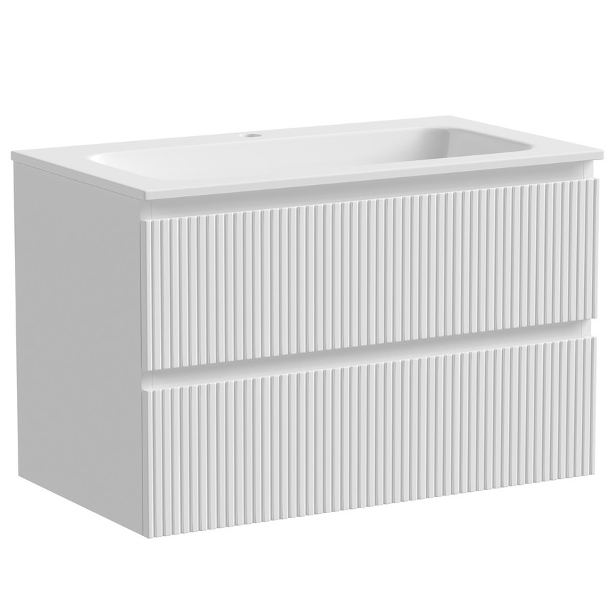 Тумба подвесная Sancos Snob T / Сноб Т SNT80W 79х44.5х50 (белый матовый)