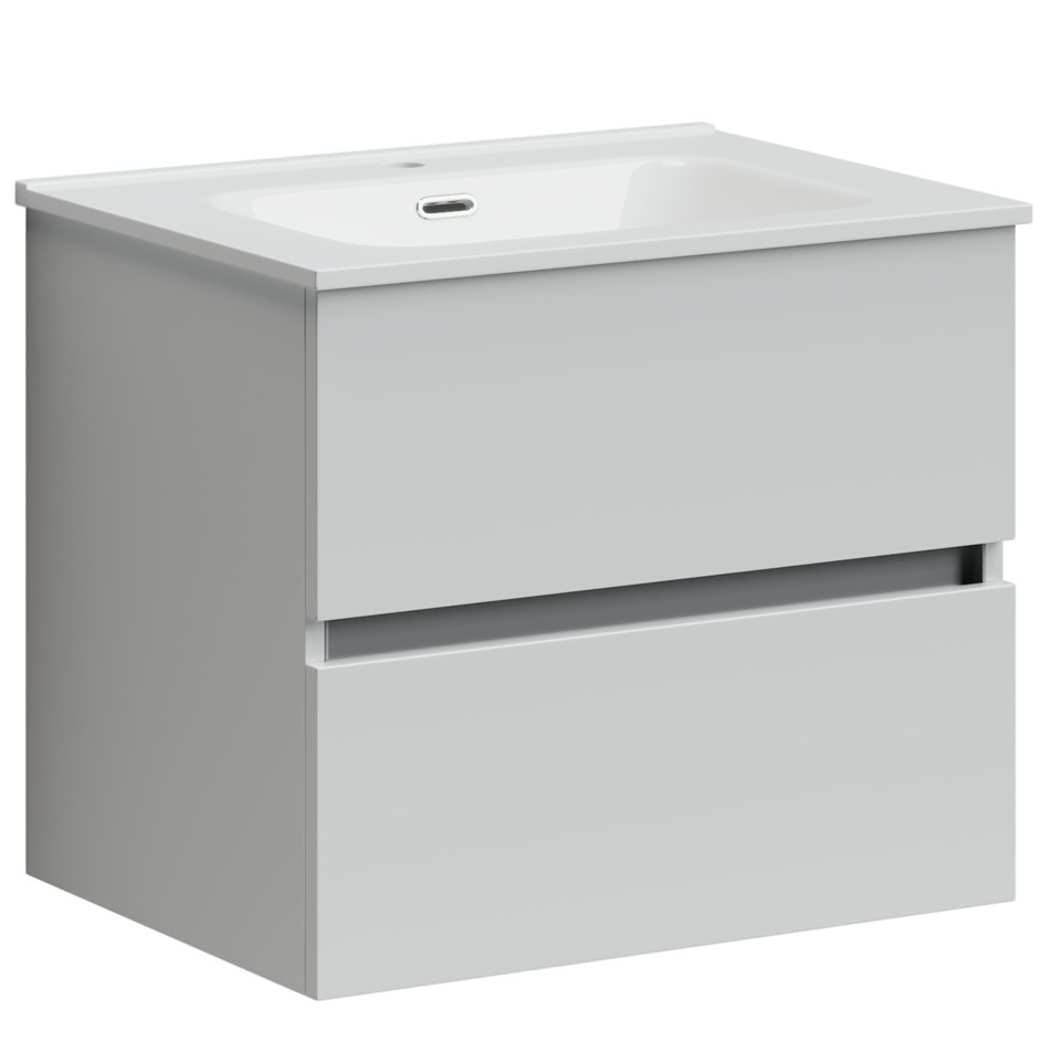 Тумба подвесная Sancos Urban UR60W 59х45х55 (белый), глянец