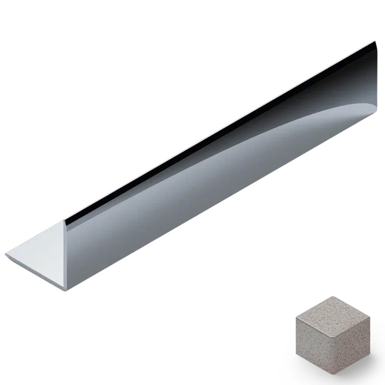 Угол 25x25 мм алюминий Neexy PV64-43 (муар бежевый), 2.7 м.
