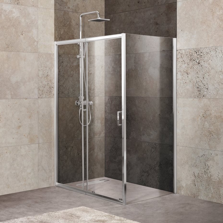 Душевой уголок BelBagno Unique UNIQUE-AH-1-100/115-80-C-Cr 115x80