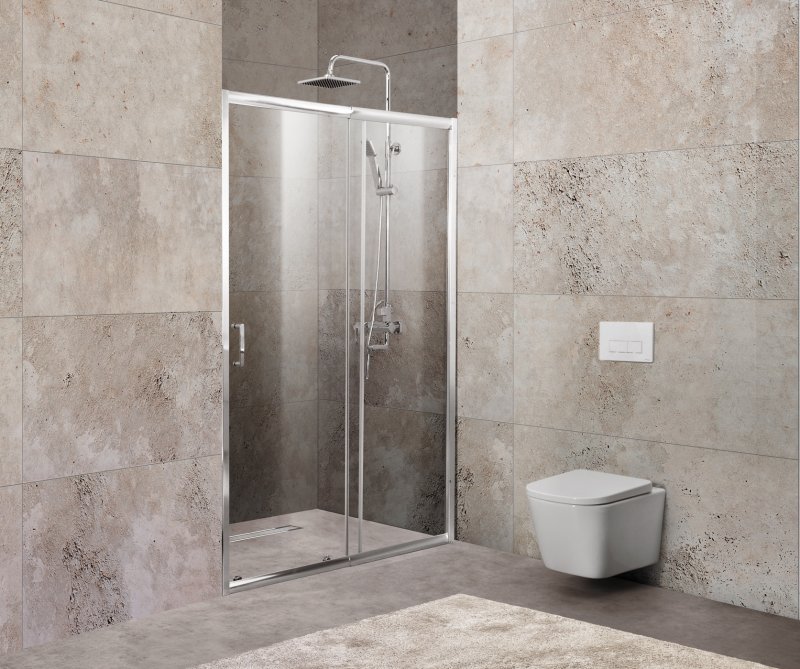Душевая дверь в нишу BelBagno Unique UNIQUE-BF-1-110/125-C-Cr 125x190