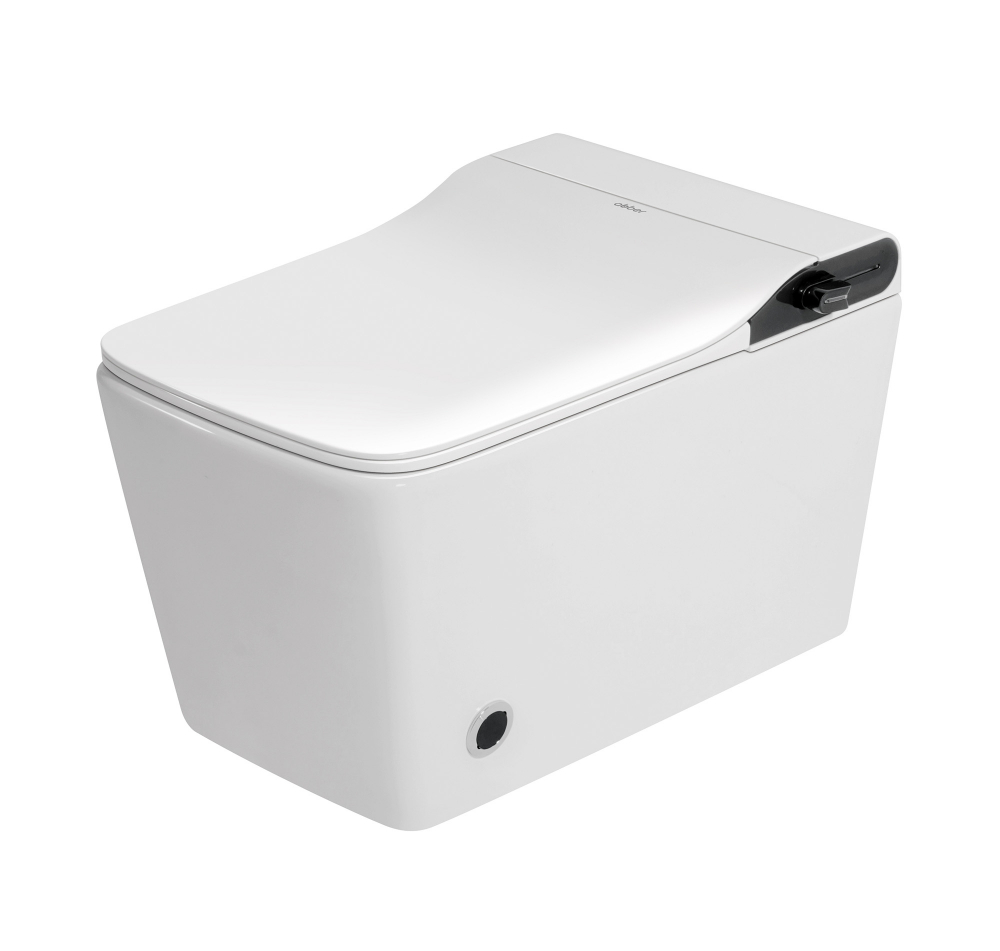Унитаз-биде подвесной Abber Rechteck AC1215S 60x36x38 (белый), электронный, с импульсным смывом