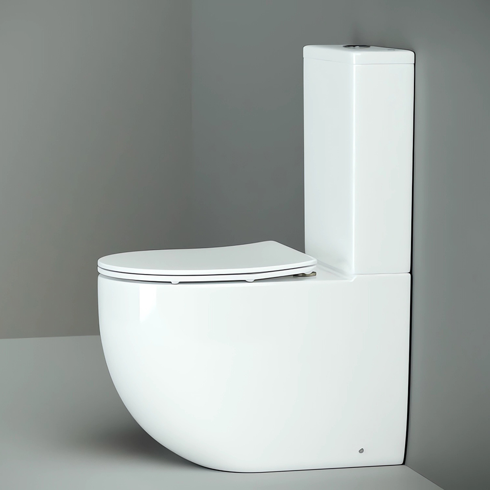Унитаз напольный Ceramica Nova Metropol CN4001 62х34 с креплением и сиденьем (белый)
