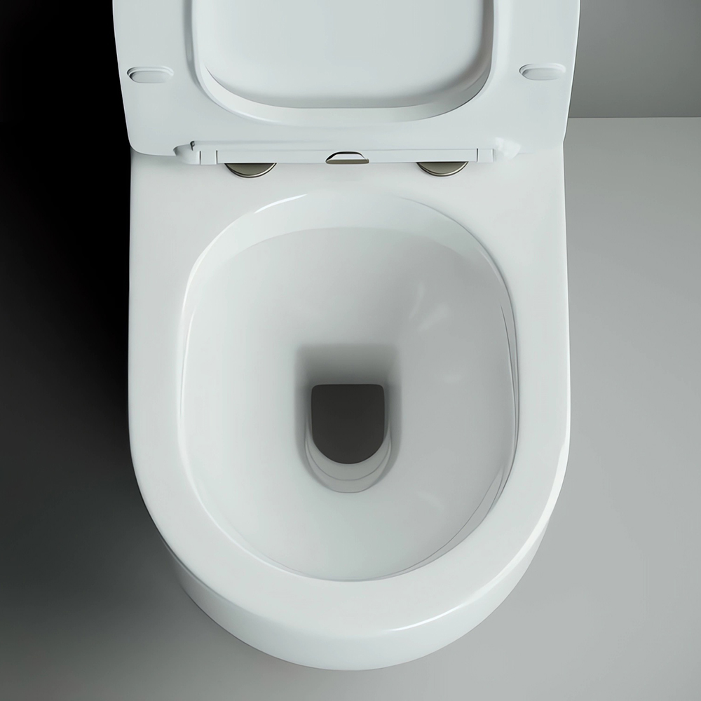 Унитаз напольный Ceramica Nova Metropol CN4001 62х34 с креплением и сиденьем (белый)