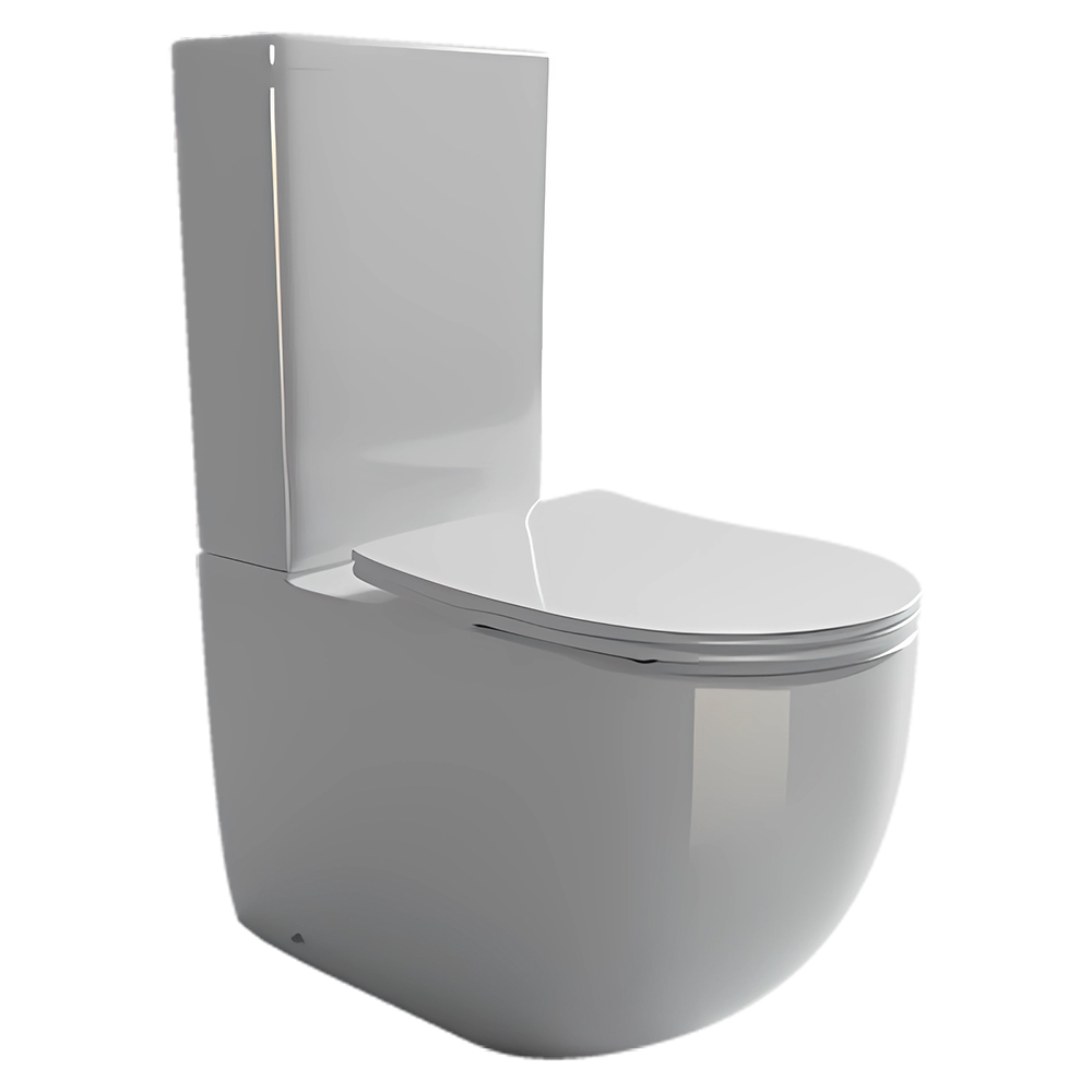 Унитаз напольный Ceramica Nova Metropol CN4001 62х34 с креплением и сиденьем (белый)
