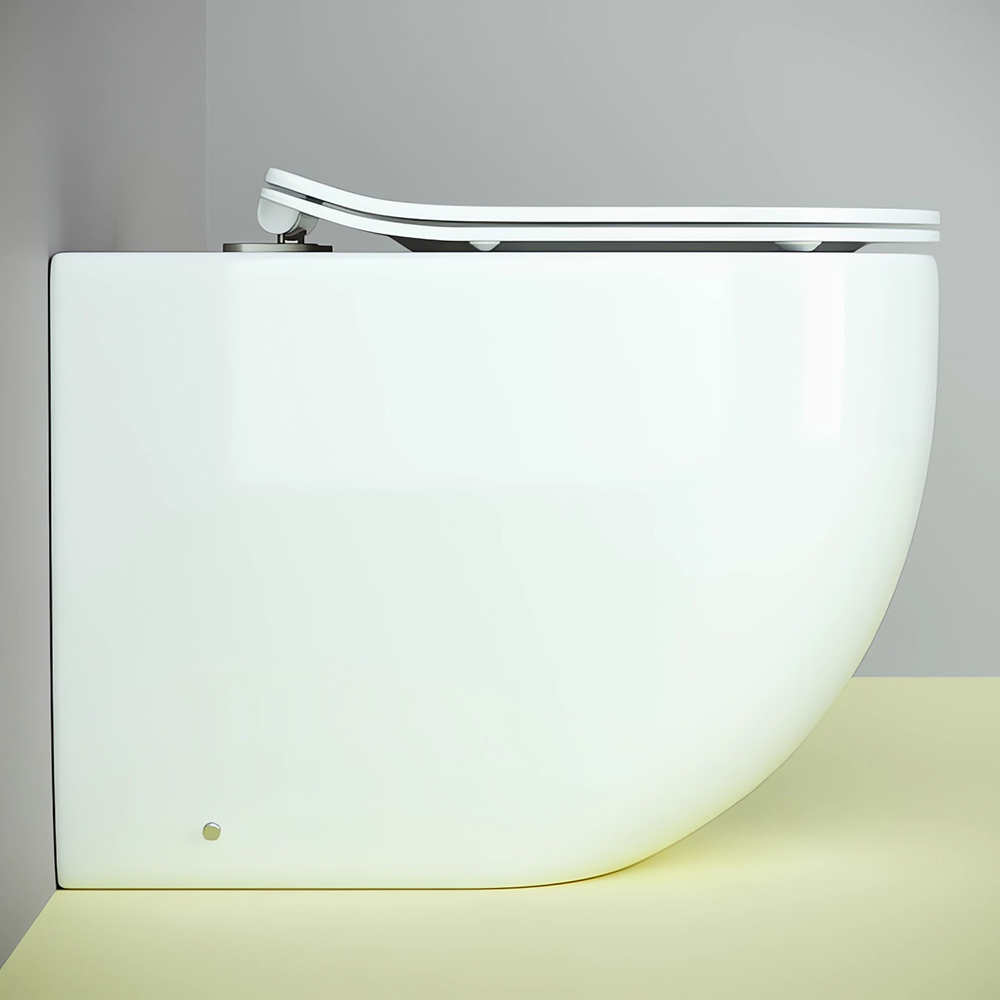 Унитаз напольный Ceramica Nova Metropol CN4004 57х36 с сиденьем и креплением (белый)