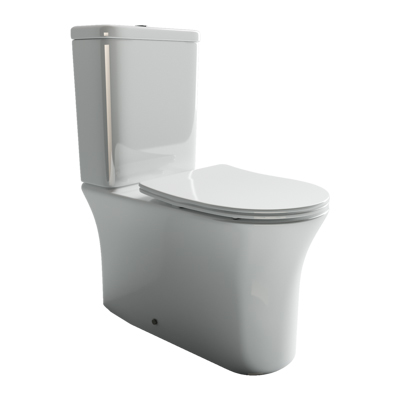 Унитаз напольный Ceramica Nova Star CN1904-B 65х36 без бачка, с креплением и сиденьем (белый)