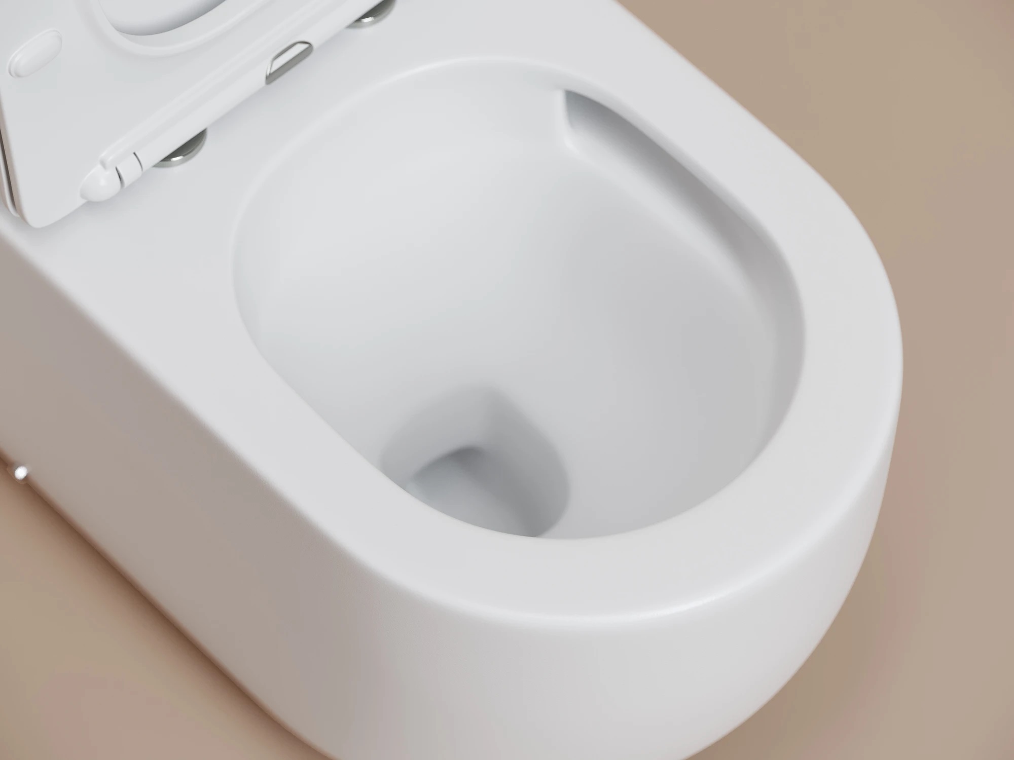 Унитаз напольный пристенный Ceramicanova Метропол (Metropol) CN4001TMW 62.5х38.5х83.5 (белый матовый), смыв торнадо