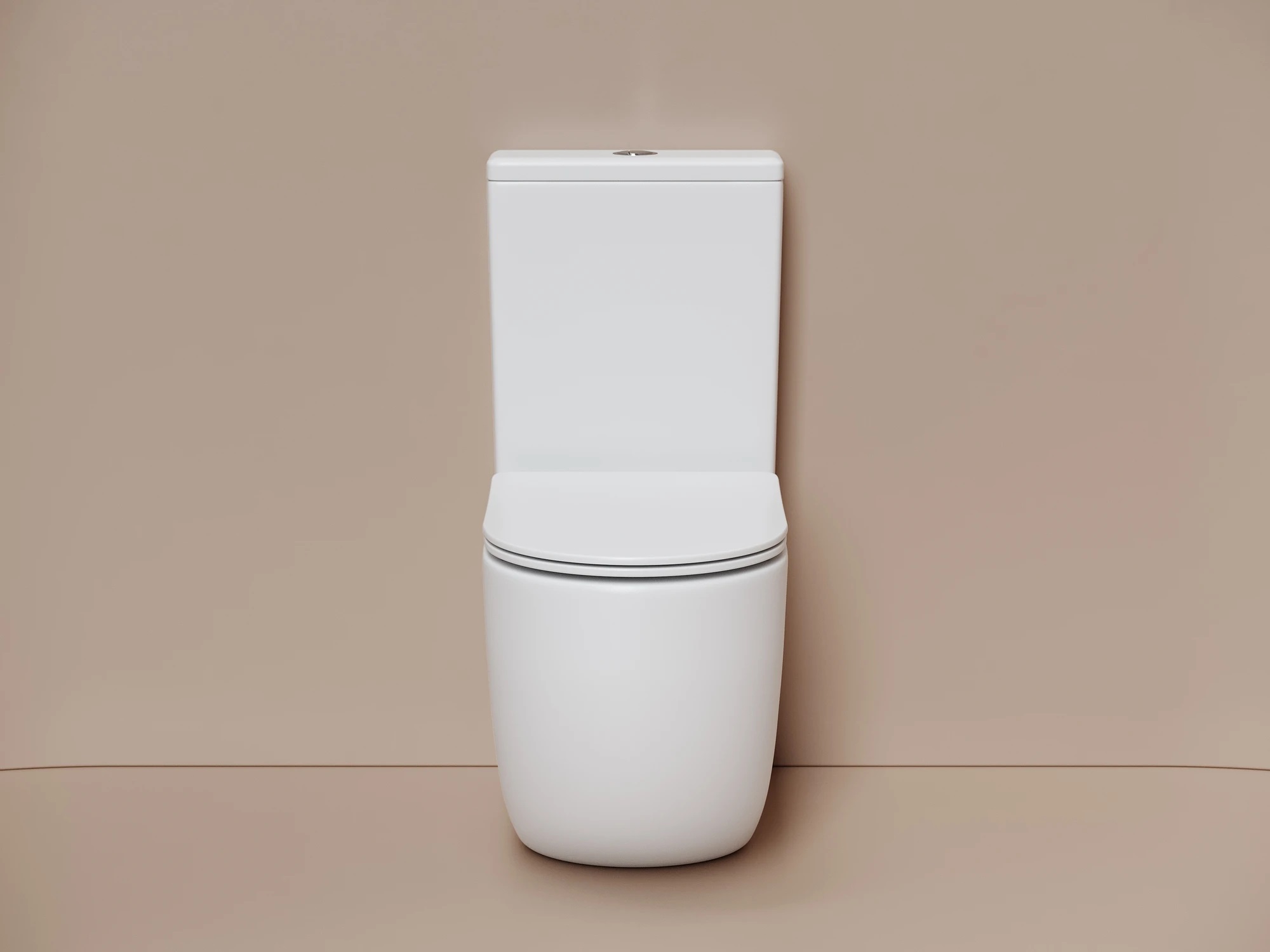 Унитаз напольный пристенный Ceramicanova Метропол (Metropol) CN4001TMW 62.5х38.5х83.5 (белый матовый), смыв торнадо