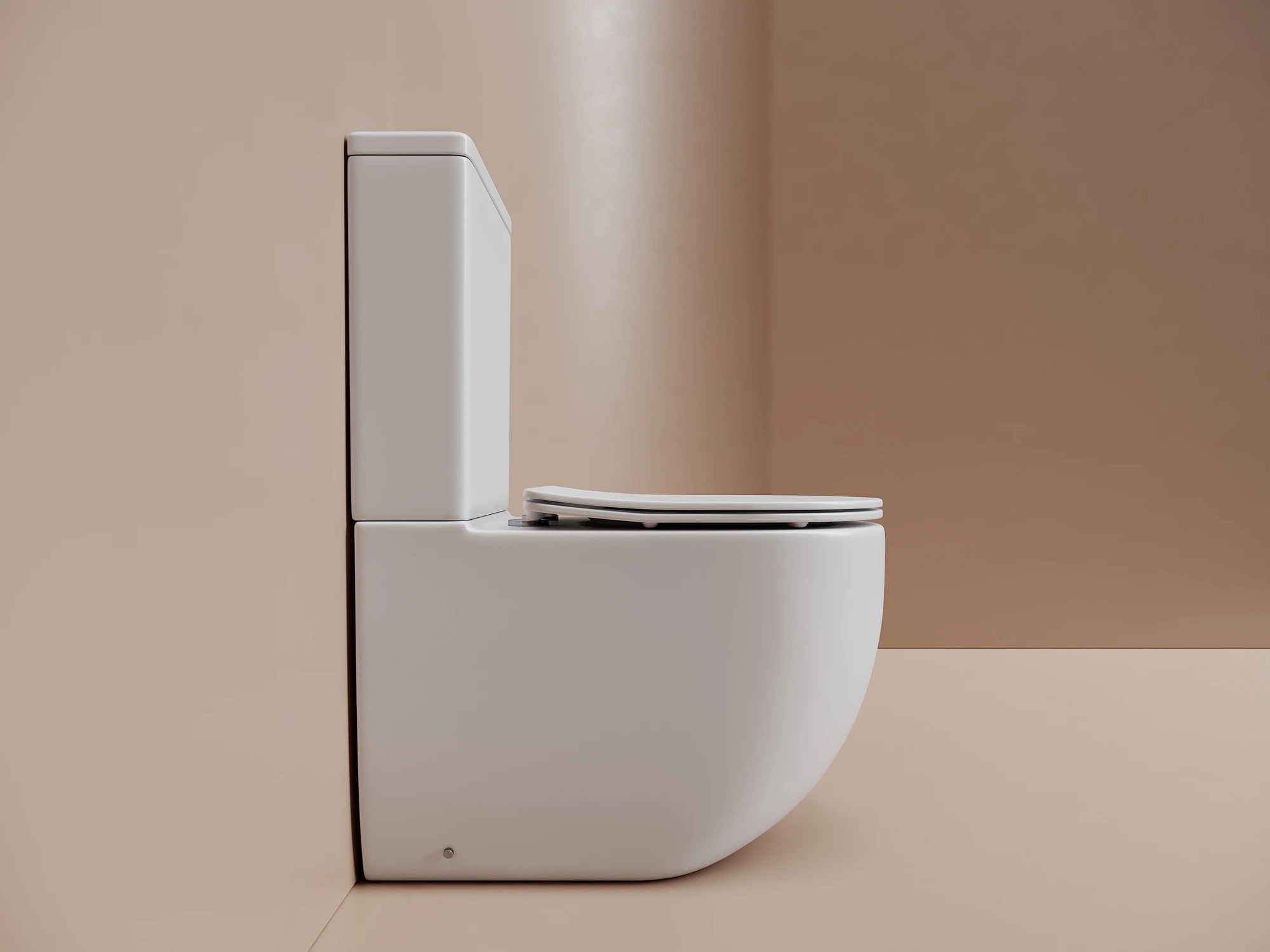 Унитаз напольный пристенный Ceramicanova Метропол (Metropol) CN4001TMW 62.5х38.5х83.5 (белый матовый), смыв торнадо