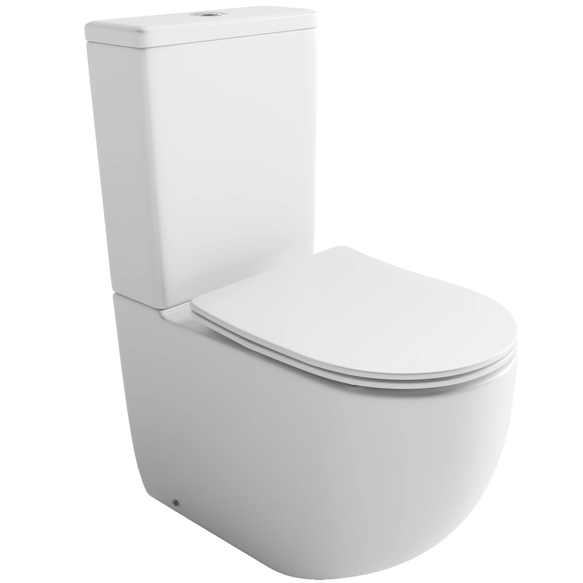 Унитаз напольный пристенный Ceramicanova Метропол (Metropol) CN4001TMW 62.5х38.5х83.5 (белый матовый), смыв торнадо