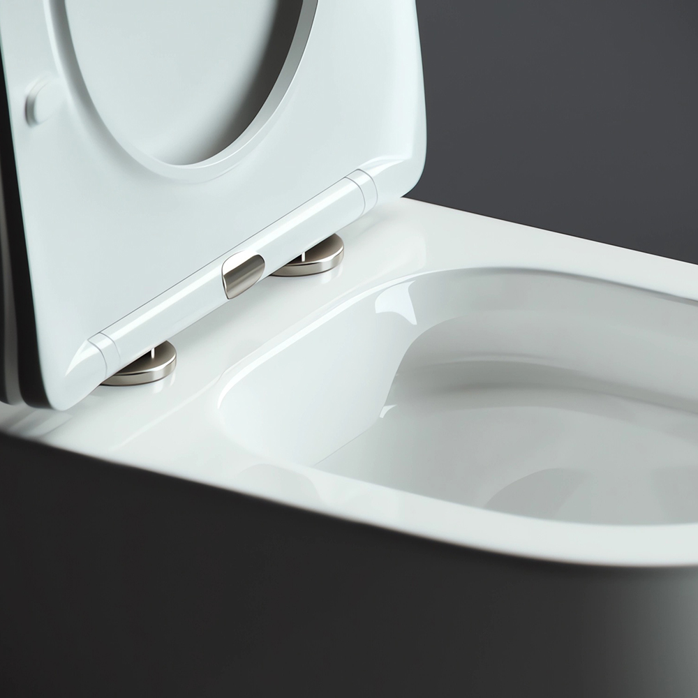 Унитаз напольный Ceramica Nova Mia Rimless CN1801-B 62х36 с сиденьем-крышкой с микролифтом, без бачка (белый)