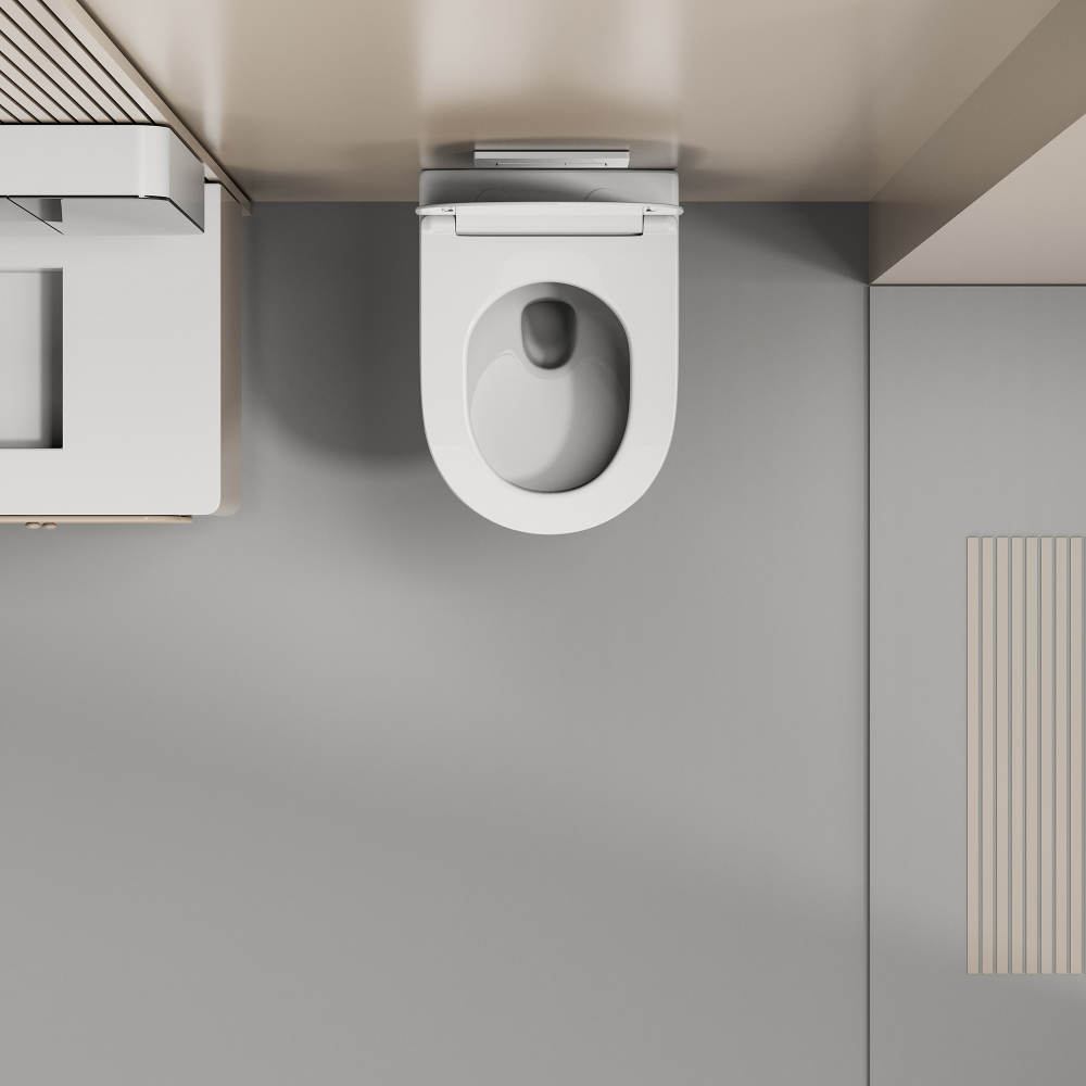 Унитаз подвесной Abber Ultra AC1301 51.5x36x36 (белый)